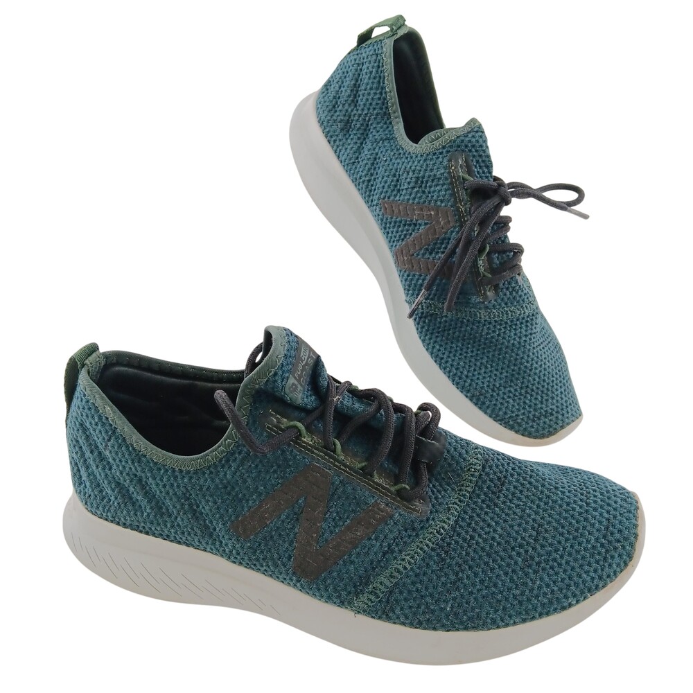 New Balance Shoes Mens Size 8 Teal Knit Response 2.0 Running Sneakers MCSTLS04